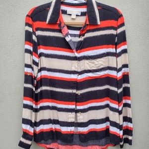 MICHAEL Michael Kors Button Down Top in Size Medium